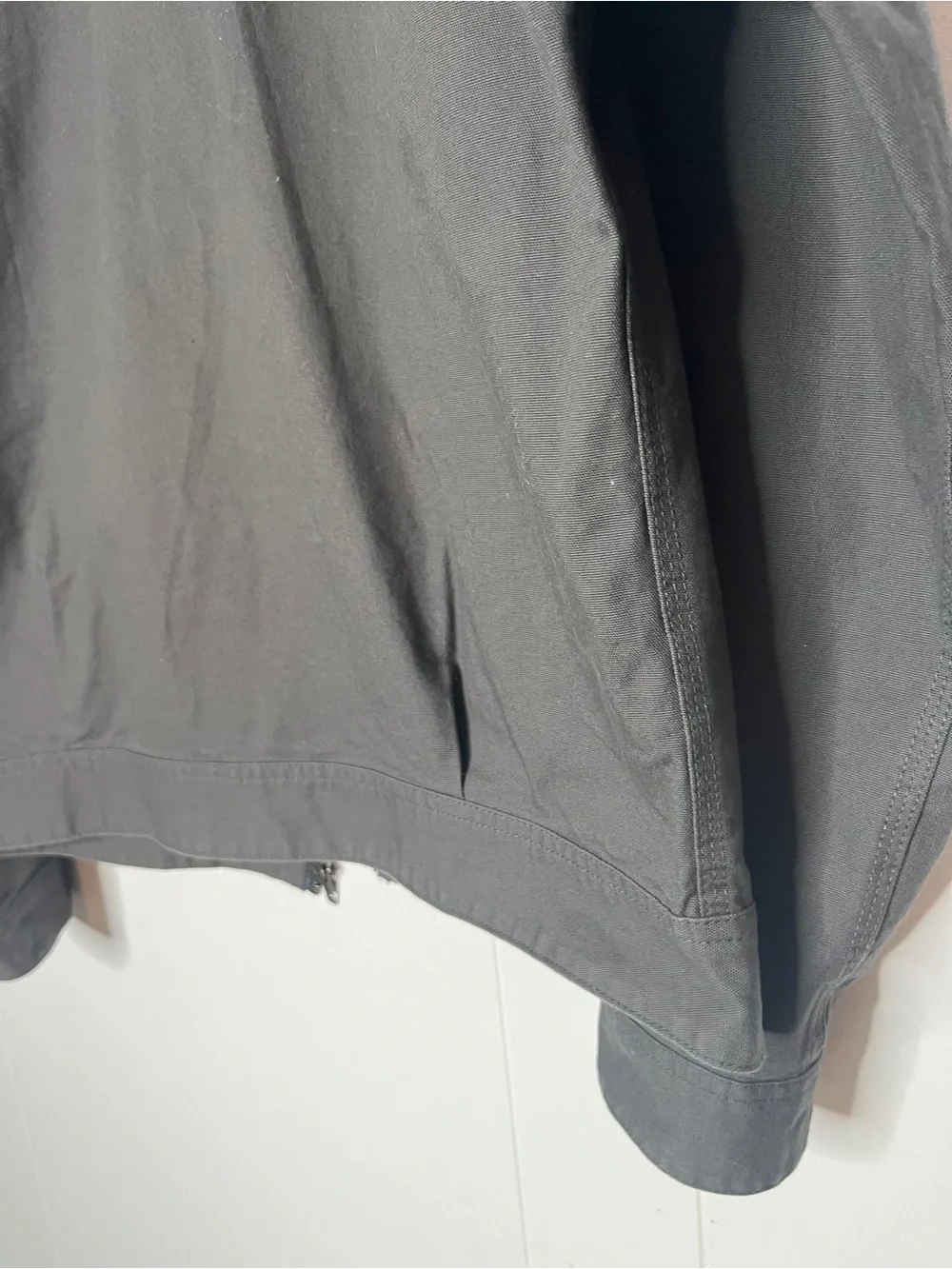 Uniqlo Dark Gray Zip-Front Harrington Jacket Size L